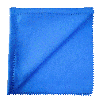 Микрофибра 35х35 см., ультра синяя для мойки окон